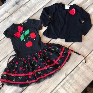 Rare Editions Dress w/ Cardigan